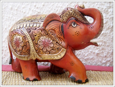 Wooden elephant