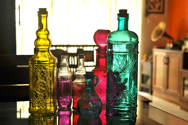 Stained Glass Bottles