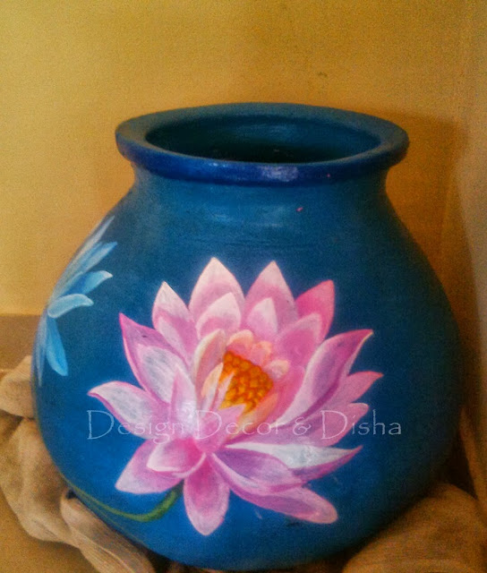 Pink Lotus On A Pot