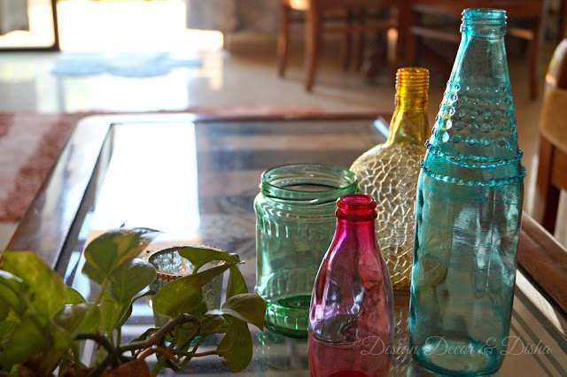 How to color glass jars and bottles