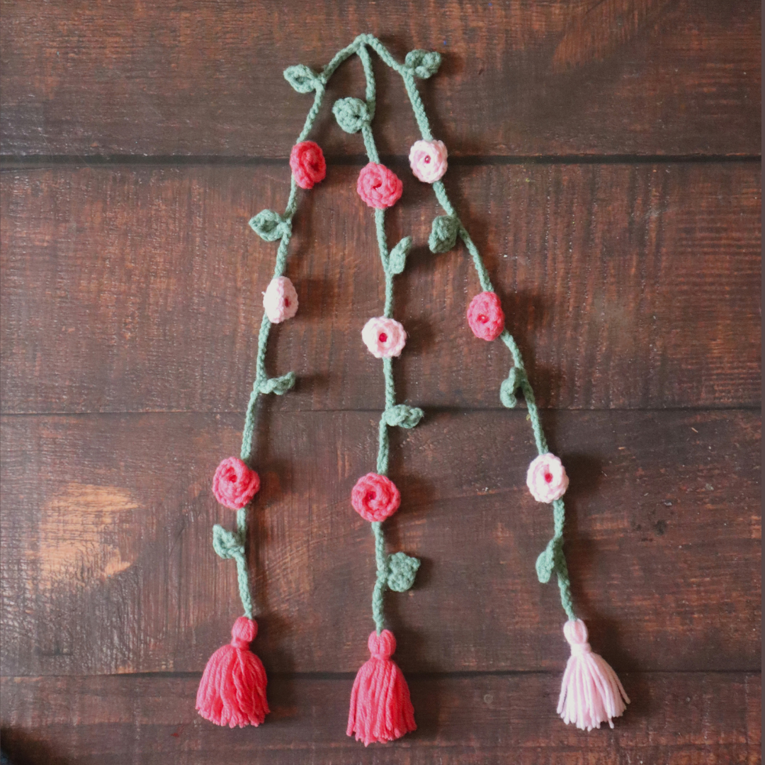 Pink Rose Crochet Parandi (2)